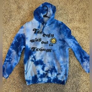 Urban Outfitters Limited Edition (M) Blue Tie-Dye Hoodie